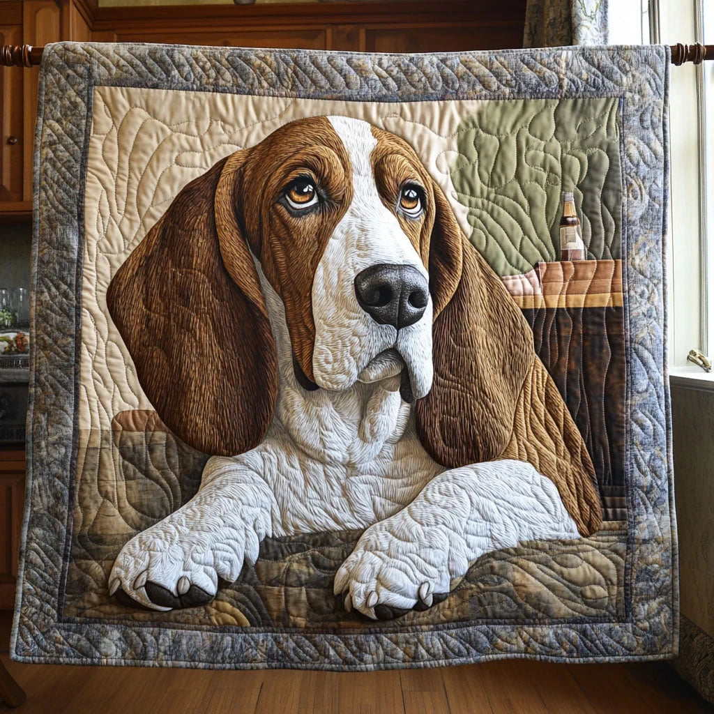 Hound Gaze Quilt Blanket