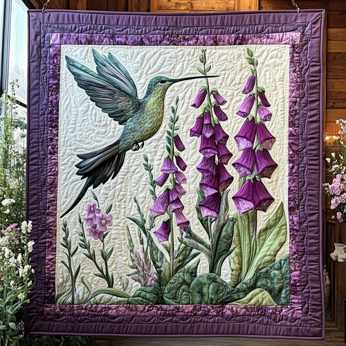 Humming Grace Quilt Blanket