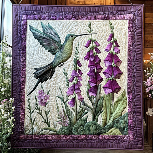 Humming Grace Quilt Blanket