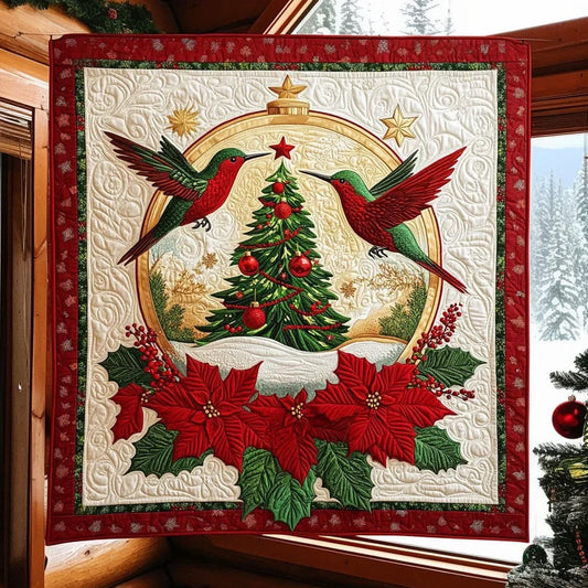 Hummingbird Charm Quilt Blanket