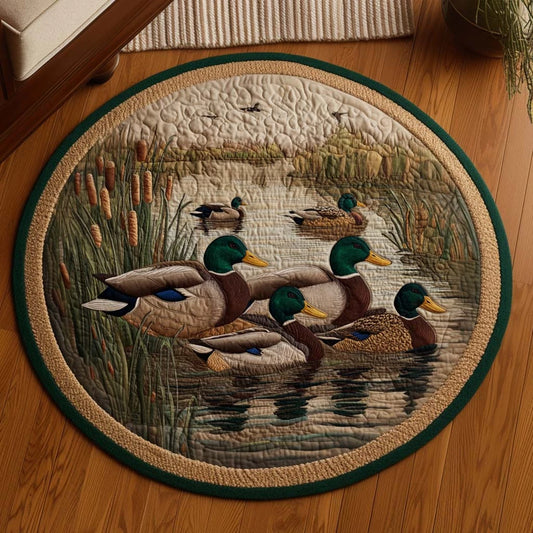 Hunter Dawn Quilted Round Mat