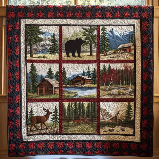 Hunting Deer Dreams Quilt Blanket