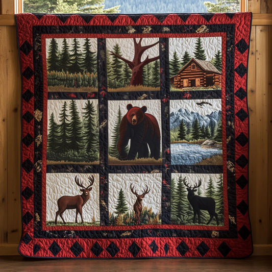 Hunting Whisper Night Quilt Blanket
