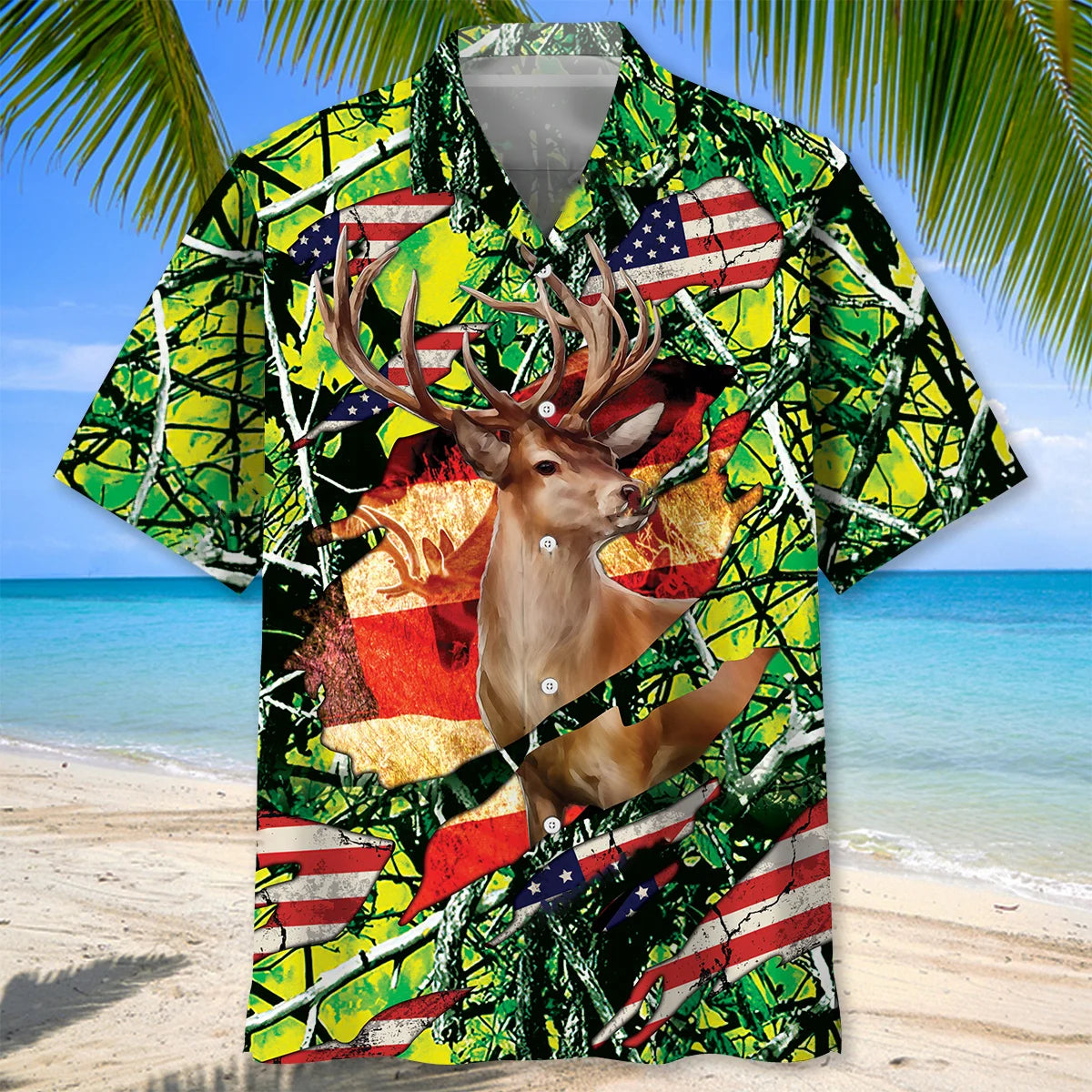 Hunting Usa Hawaiian Shirt