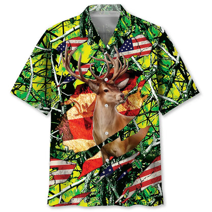 Hunting Usa Hawaiian Shirt
