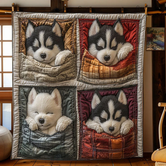 Husky Nest Quilt Blanket