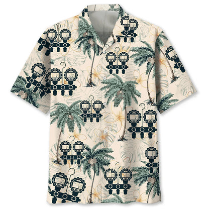 Hvac Techician Tropical Hawaiian Shirt