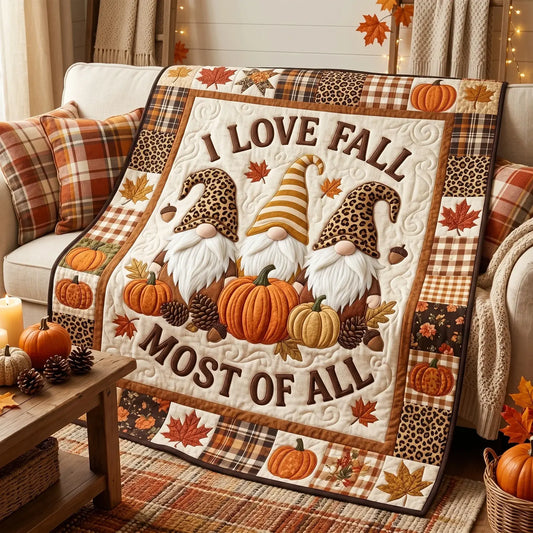 I Love Fall Most Of Fall Xr1805017cl Quilt Blanket