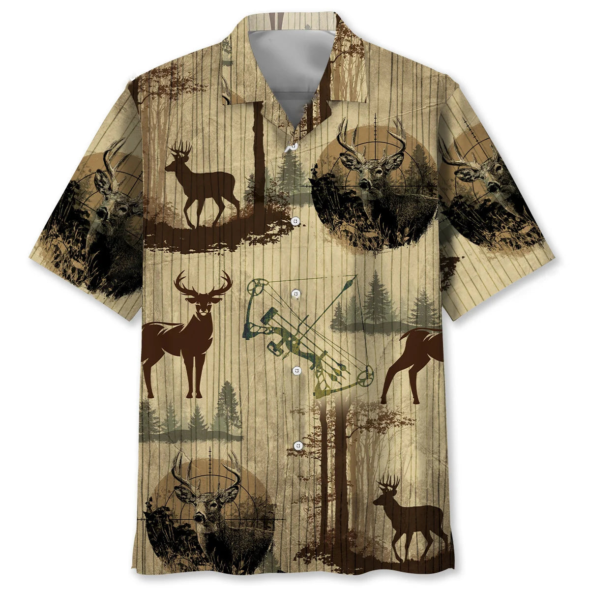 I D Rather Be Hunting Vintage Hawaiian Shirt