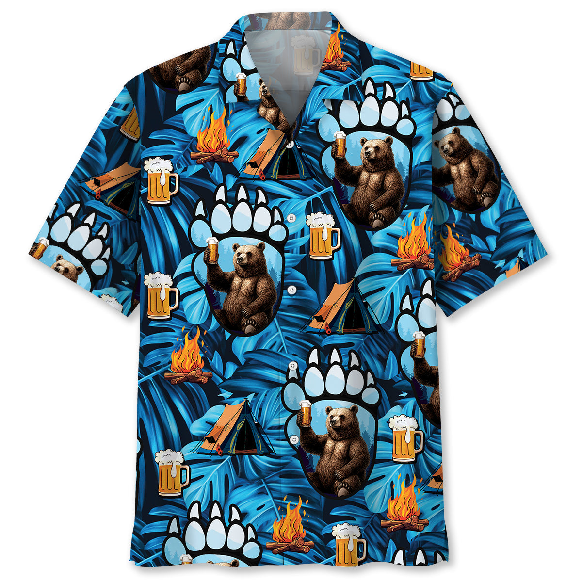 I Don T Always Drink When I M Camping Hawaiian Shi - M - hawaiian shirt