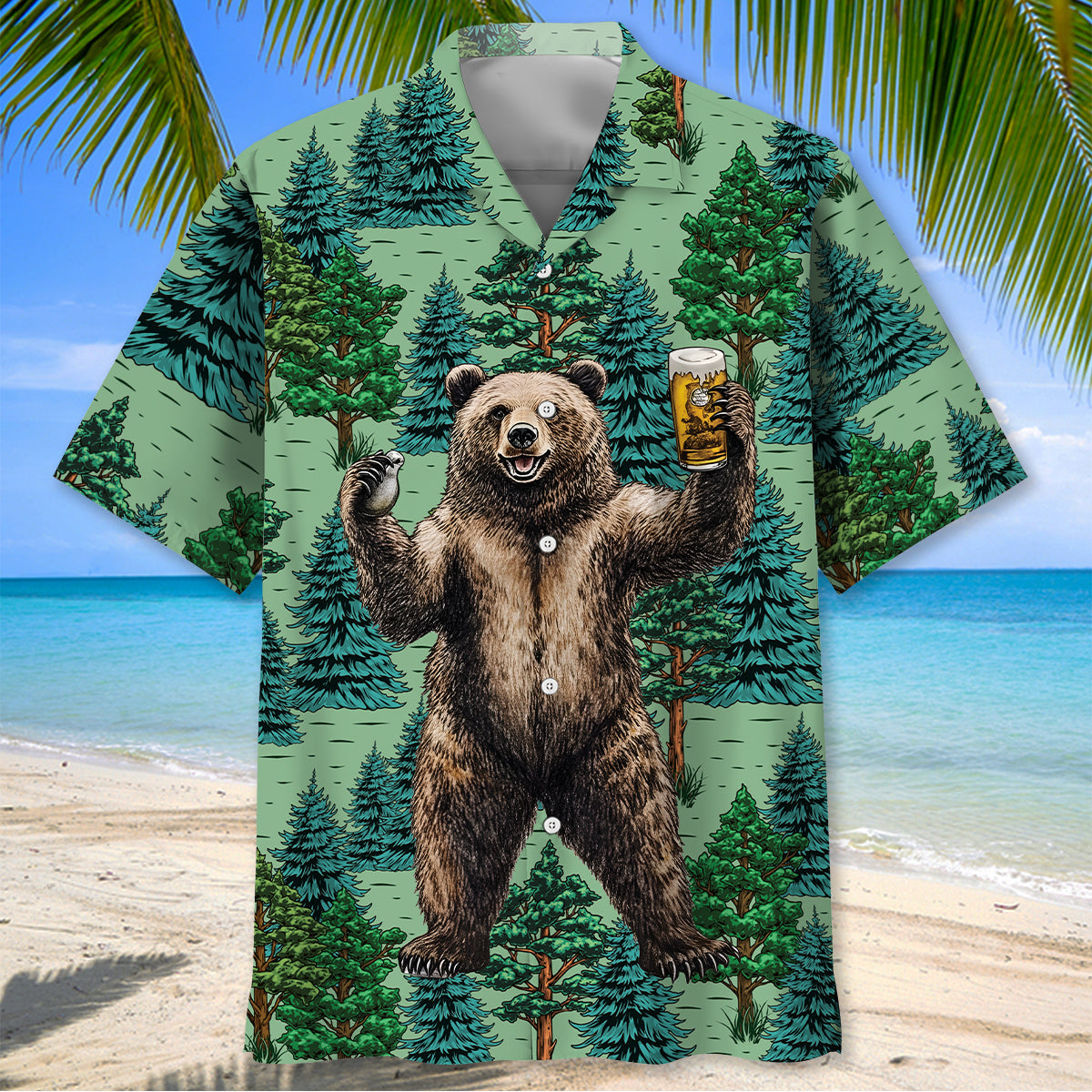 I Don T Need Therapy I Just Need to Go Camping Haw - L - hawaiian shirt