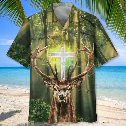 I Like Hunting and Believe in Jesus Hawaiian Shirt