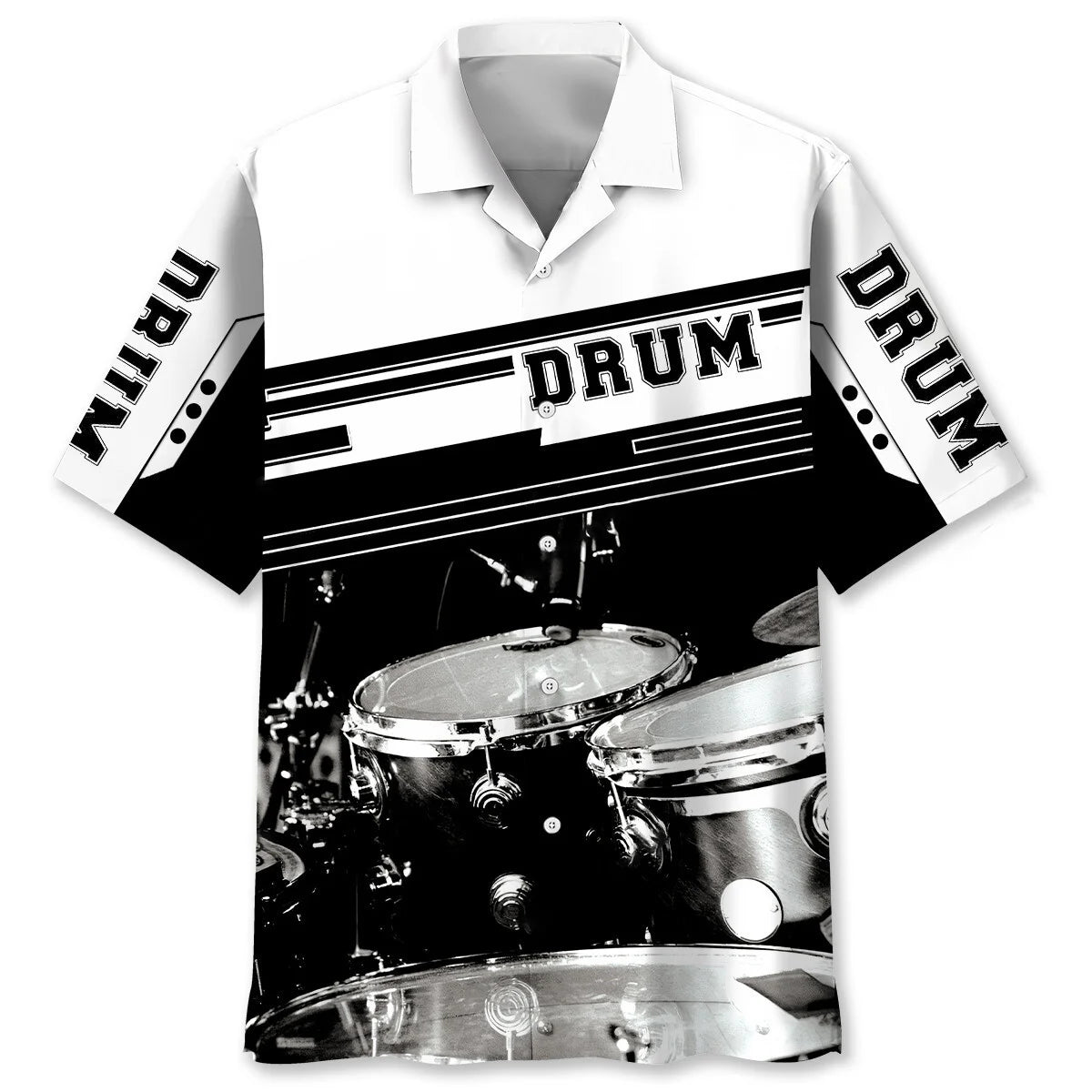 I Love Drum and Bass Hawaiian Shirt