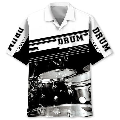 I Love Drum and Bass Hawaiian Shirt