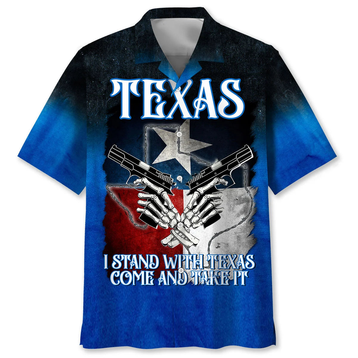 I Stand with Texas Come and Take It Hawaiian Shirt