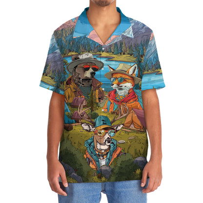 I Want to Camp So Long I Forget All of my Password - 2XL - hawaiian shirt