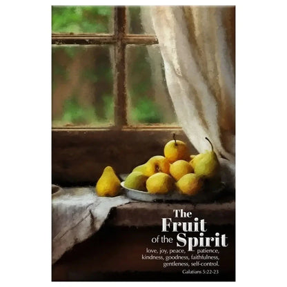 the fruit of the spirit wall art vintage window christian canvas art (view 4)