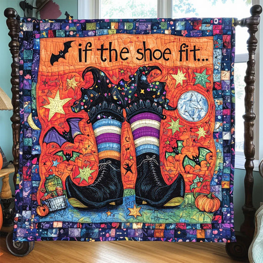 If The Shoe Fit Quilt Blanket