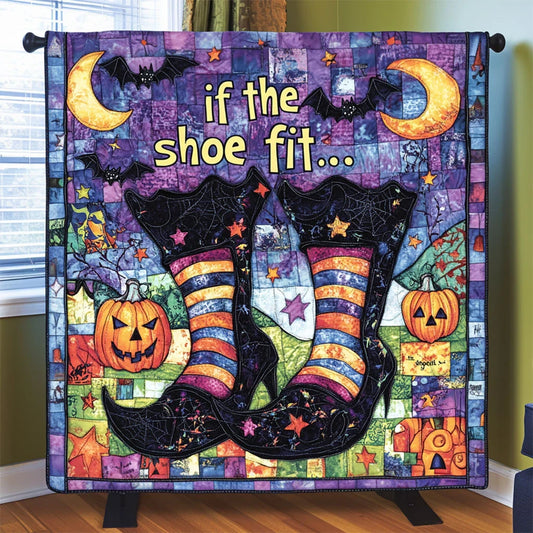 If The Shoe Fit Quilt Blanket