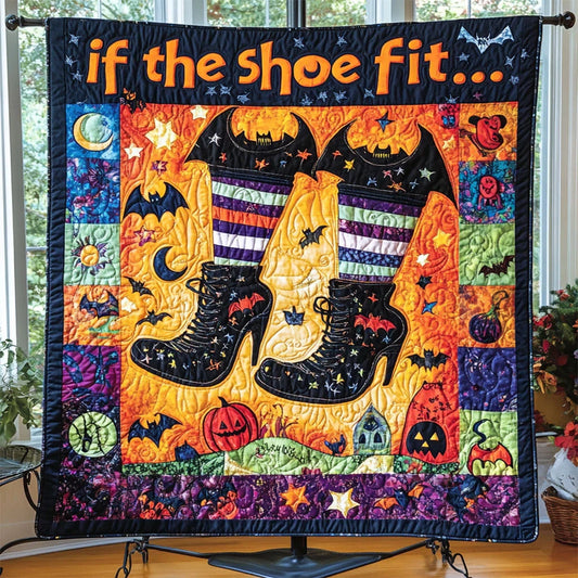 If The Shoe Fit Quilt Blanket