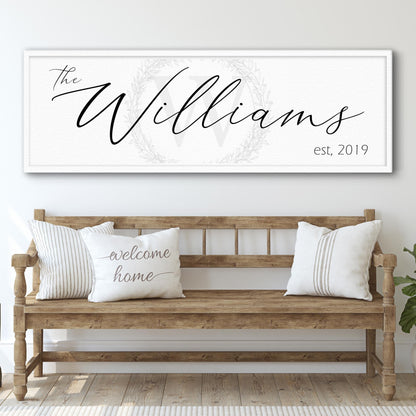Custom Last Name Sign