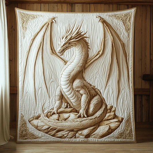 Imperial Dragon Quilt Blanket