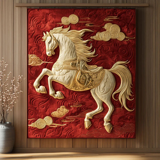 Imperial Horse Quilt Blanket