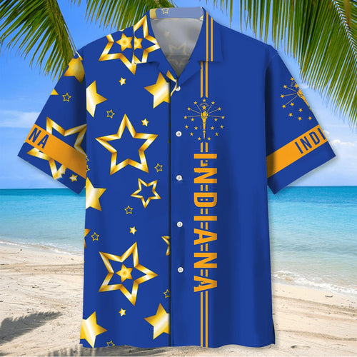 Indiana State Star Hawaiian Shirt