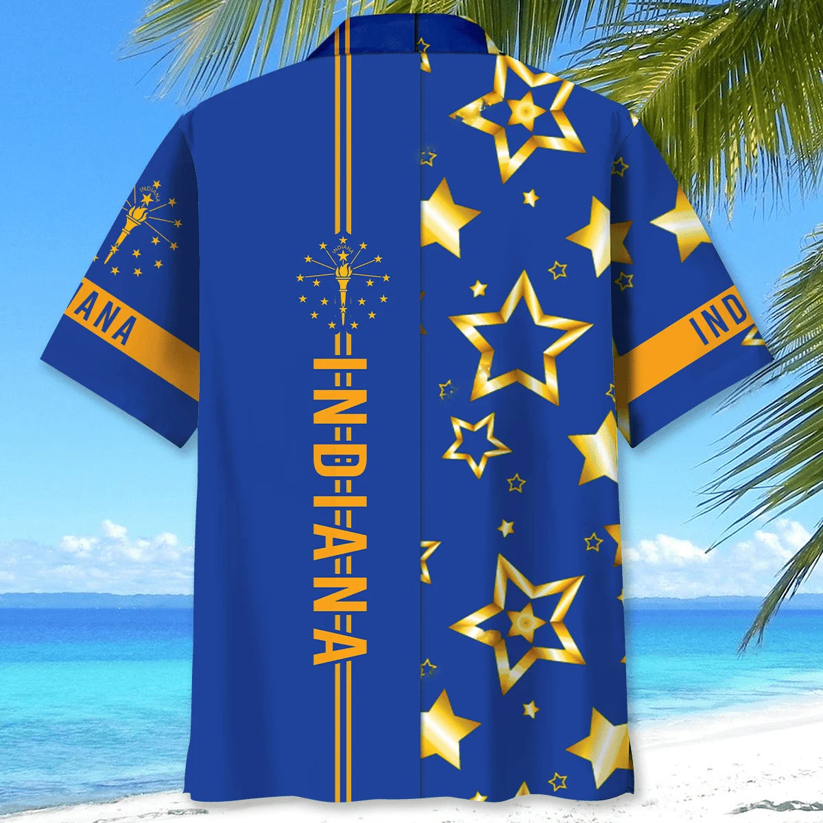 Indiana State Star Hawaiian Shirt