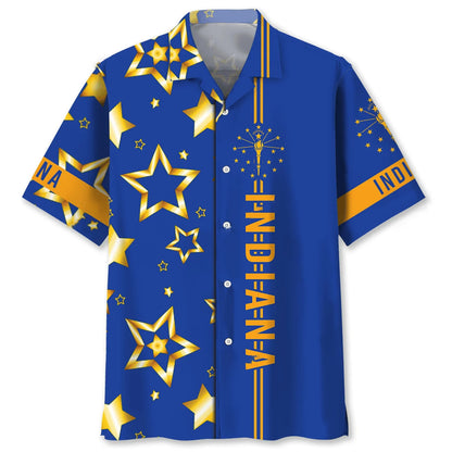 Indiana State Star Hawaiian Shirt
