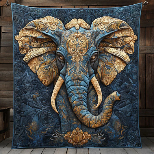 Indigo Empire Quilt Blanket