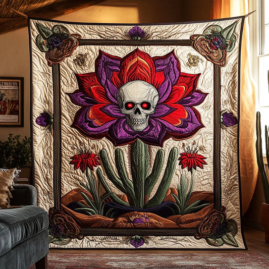 Inferno Skull Quilt Blanket