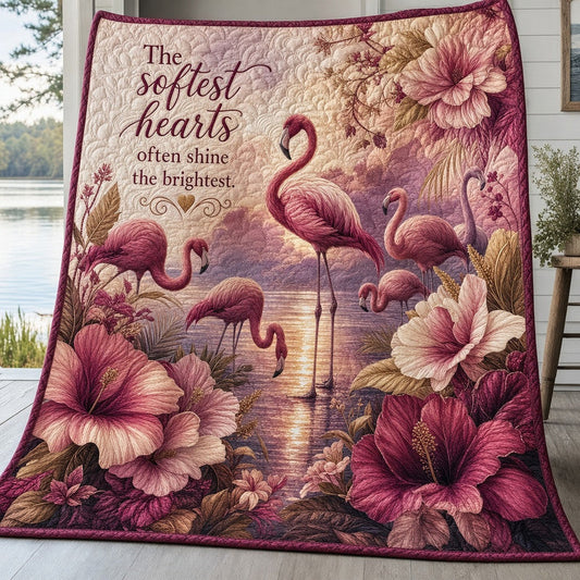 Inner Glow Quilt Blanket - Quilted Blanket by OtterMia