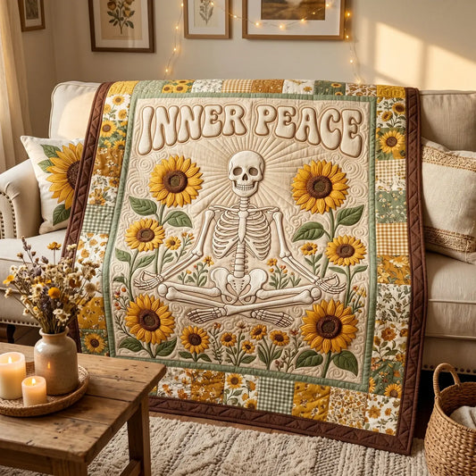 Inner Peace Quilt Blanket