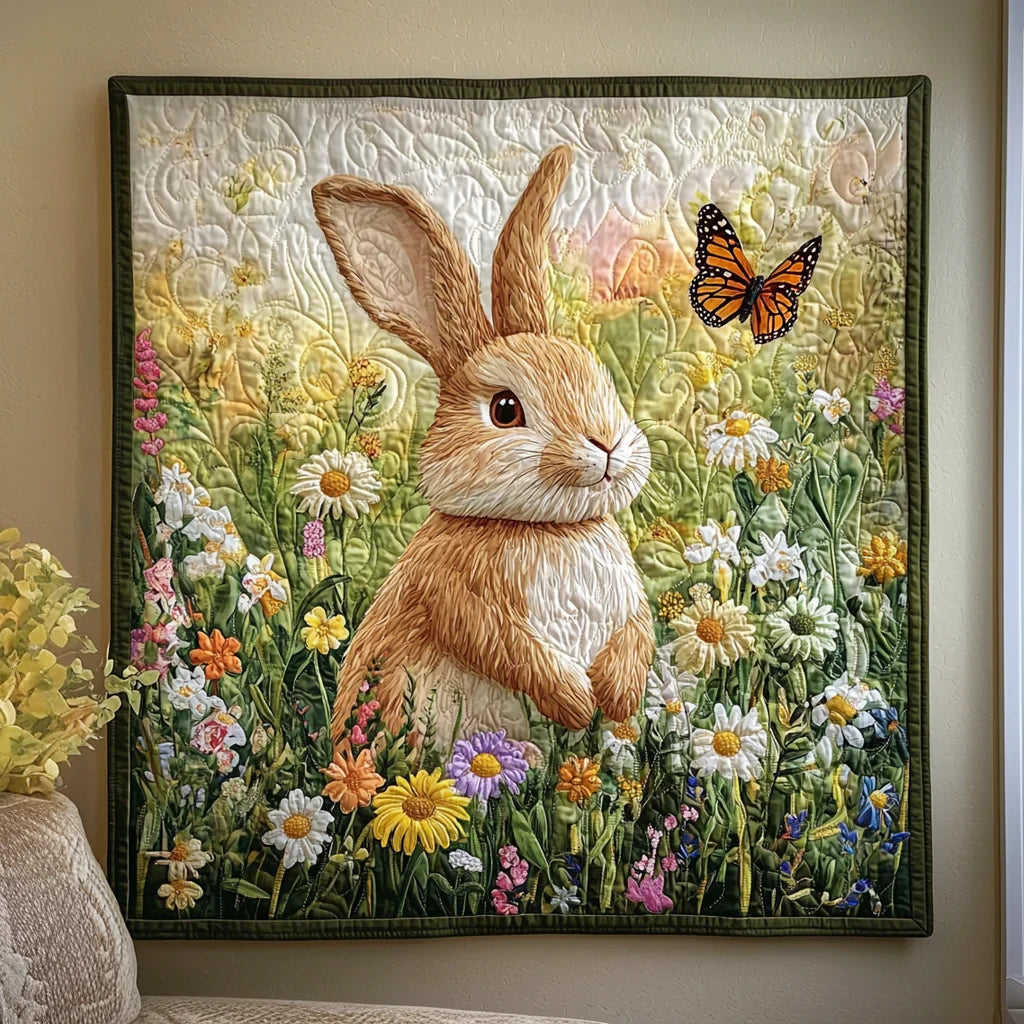 Innocent Rabbit Quilt Blanket