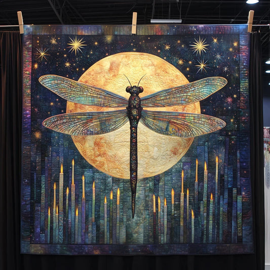 Interior Space Dragonfly Quilt Blanket