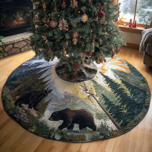 Into the Timber Christmas Quilted Tree Skirt