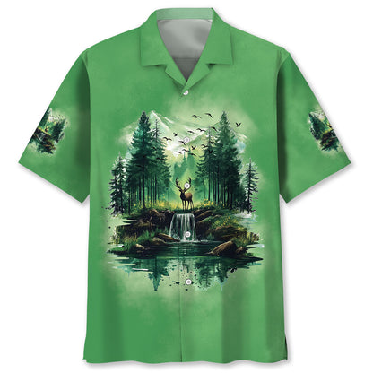 Into the Forest I Go Hawaiian Shirt - S - hawaiian shirt