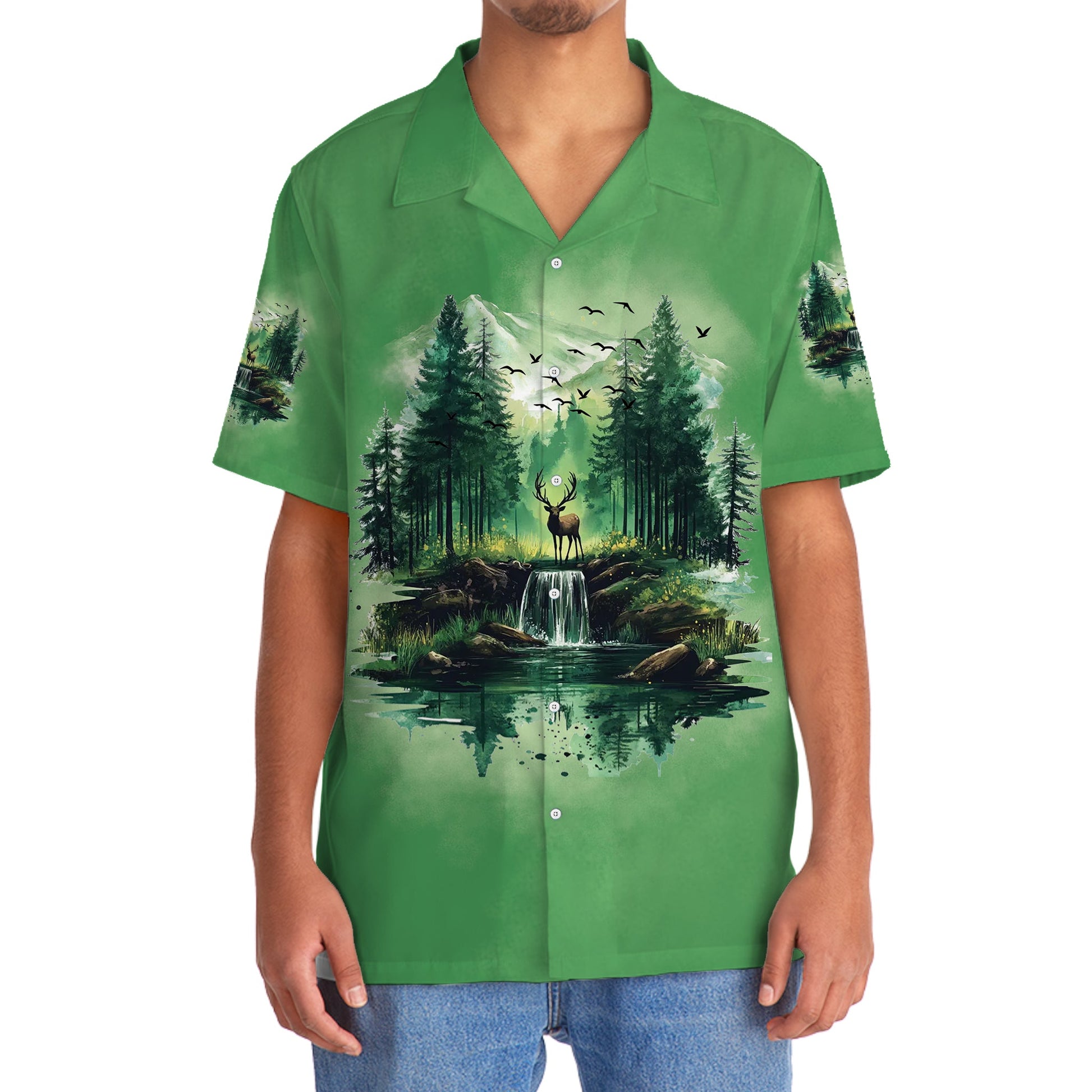 Into the Forest I Go Hawaiian Shirt - 2XL - hawaiian shirt