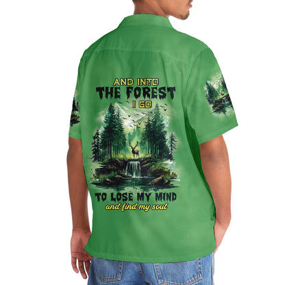 Into the Forest I Go Hawaiian Shirt - 3XL - hawaiian shirt