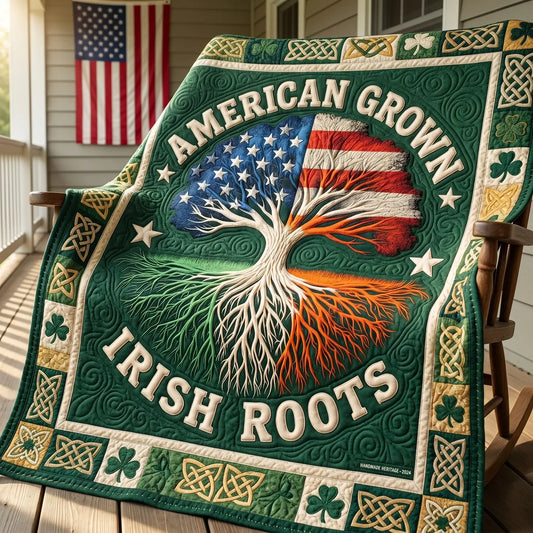 Irish Roots Quilt Blanket