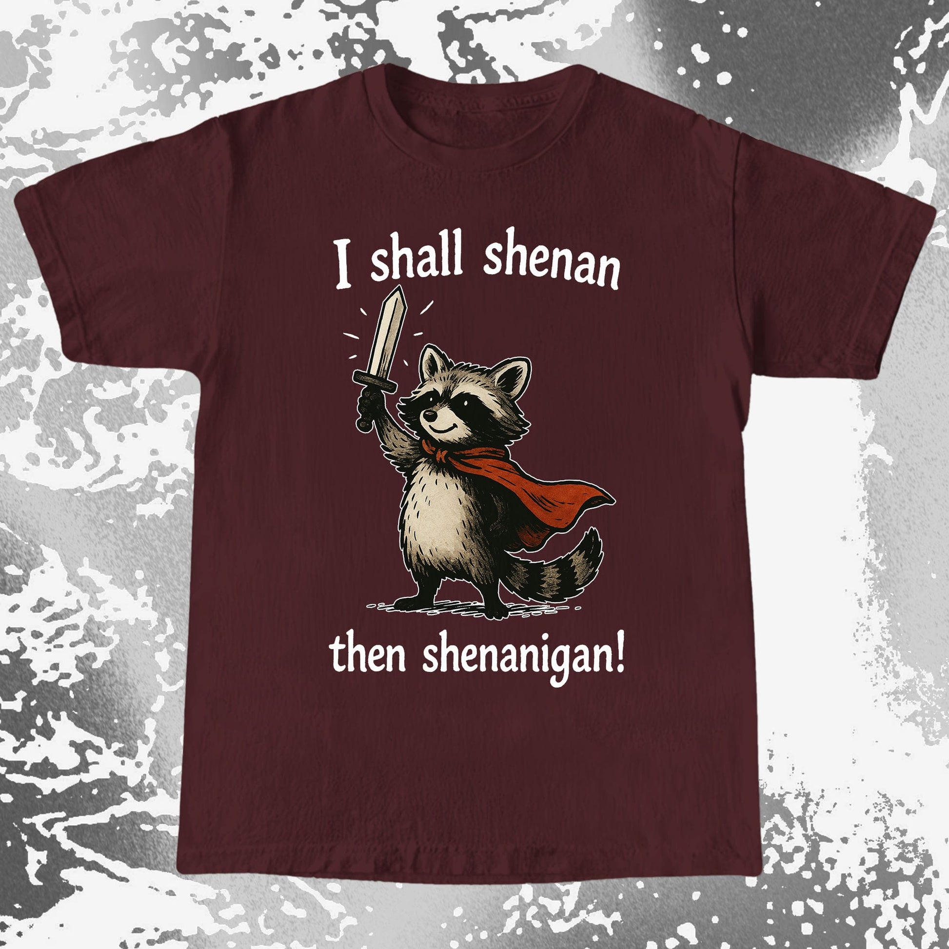 I Shall Shenan Then Shenanigan Raccoon, funny meme tee gift (view 8)