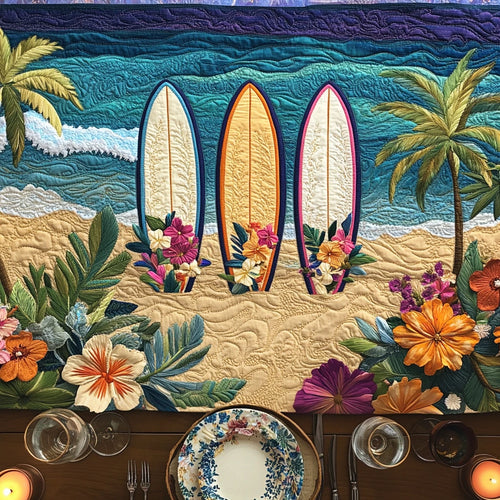 Island Vibes Quilted Table Runner