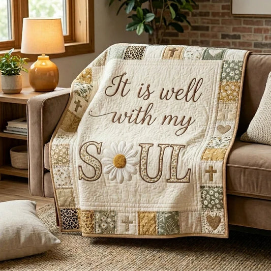 It Is Well With My Soul Quilt Blanket