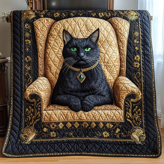 Jade Purr Quilt Blanket