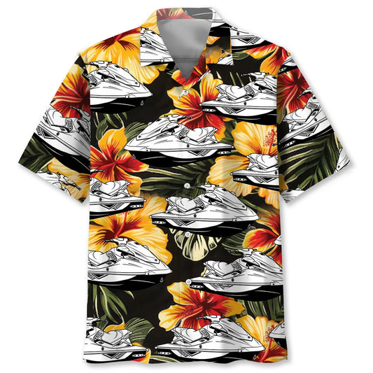 Jet Ski Lover Hawaiian Shirt - S - hawaiian shirt