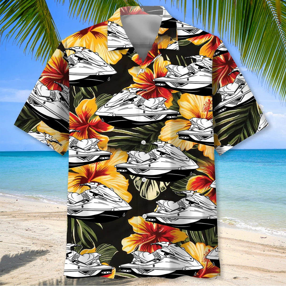 Jet Ski Lover Hawaiian Shirt