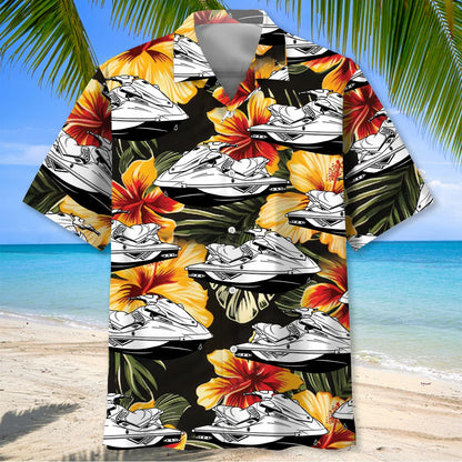 Jet Ski Lover Hawaiian Shirt