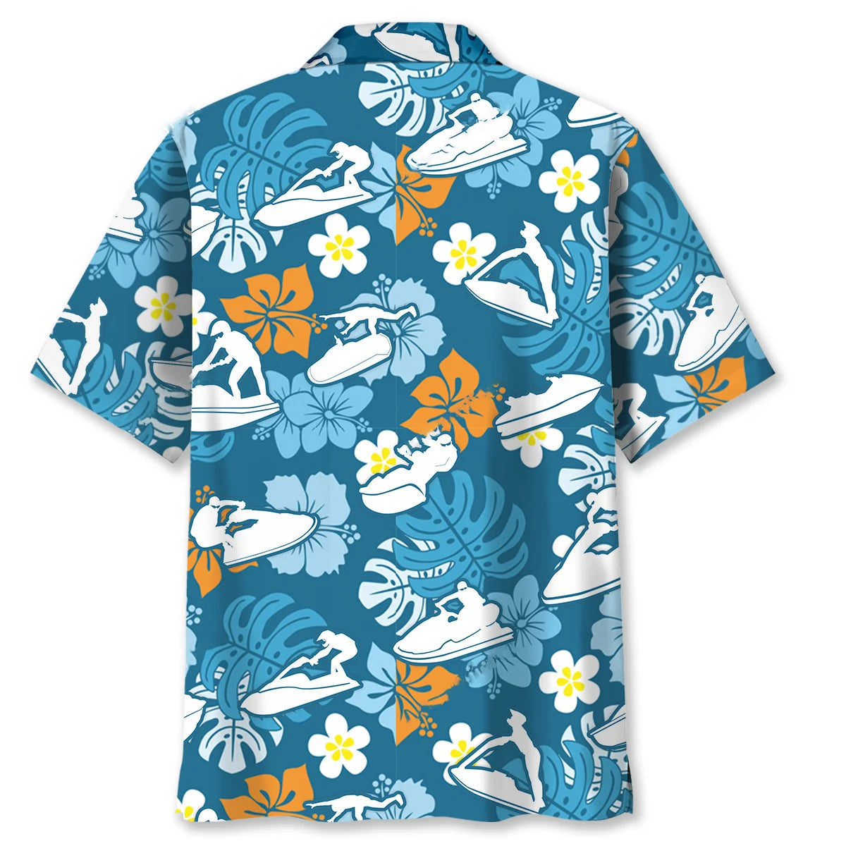 Jet Ski Tropical Hawaiian Shirt
