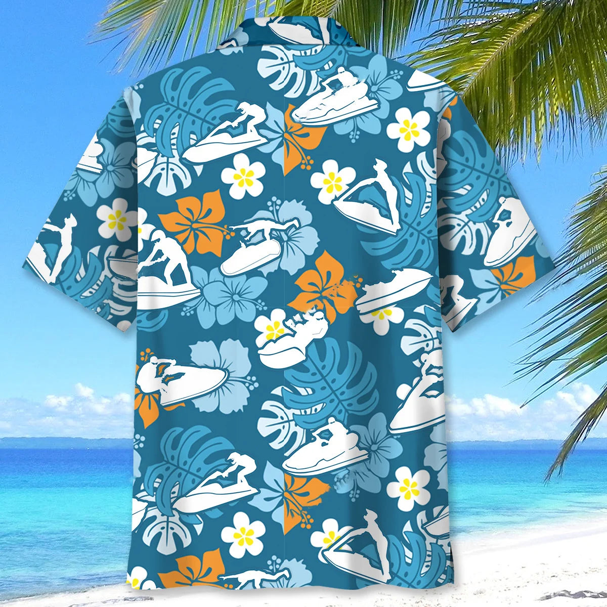 Jet Ski Tropical Hawaiian Shirt